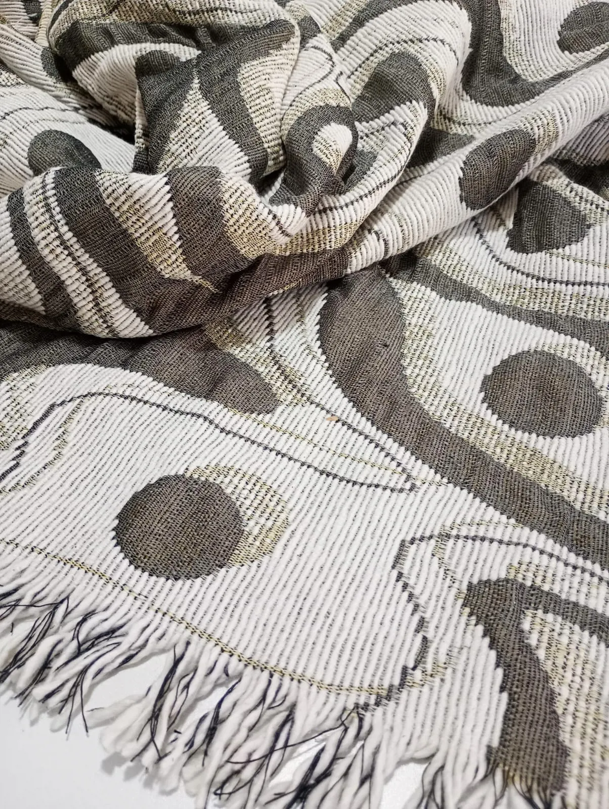 Foto de tela con diseño irregular